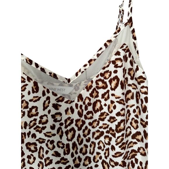 Nine West Leopard Print Cami Women's Size M - Picture 3 of 5